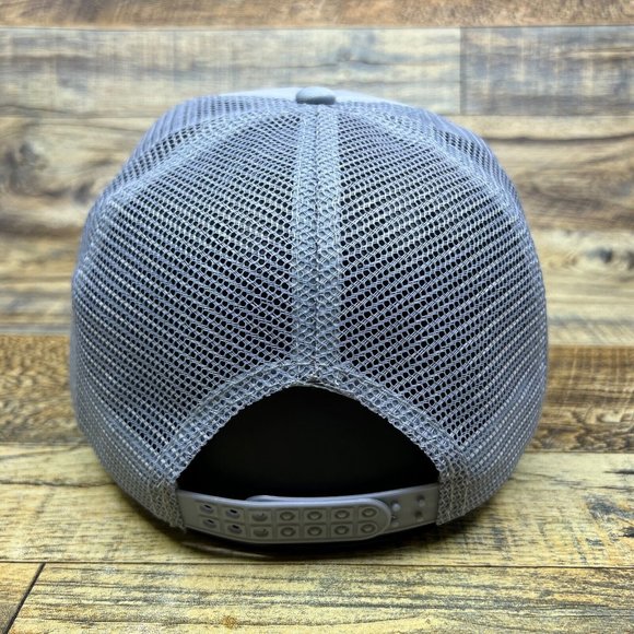 Cheyenne Frontier Days Rodeo Mens Trucker Hat Grey Snapback Wyoming Cowboy Cap - Picture 5 of 8